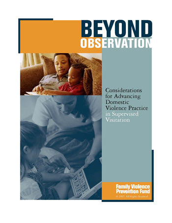 Beyond Observation: Considerations for Advancing Domestic Violence Practice in Supervised Visitation