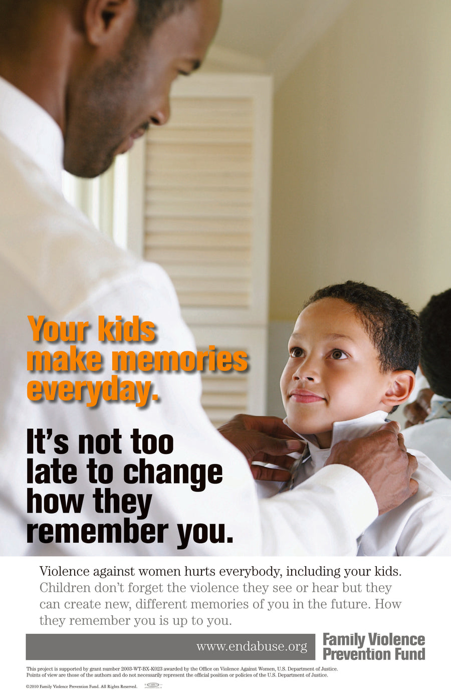 Fathering After Violence "Memories-Necktie" Poster