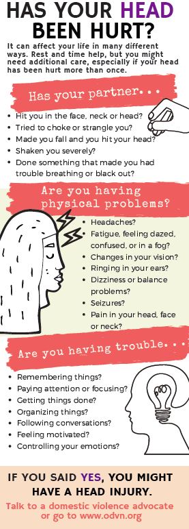 Has Your Head Been Hurt? Rack Card (Ohio Domestic Violence Network) PDF only