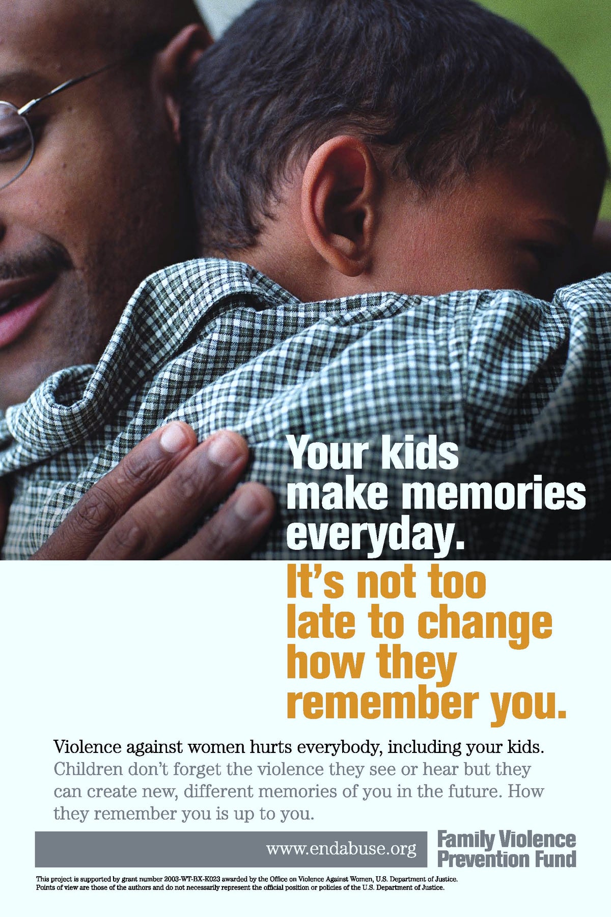Fathering After Violence "Memories-Hug" Poster