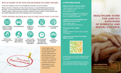 Survivor Brochure: Healthcare Guide For (And By) Survivors of Domestic and Sexual Violence